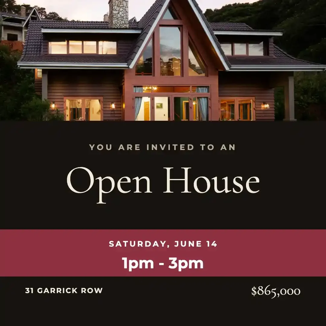 Evening Open House, a social post template